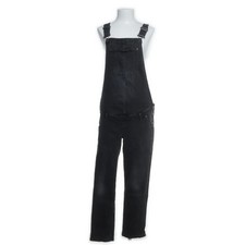 H&M Mama, Latzhose, Größe: 40, Grau, Baumwolle/Elasthan, Damen, Einfarbig #zLi