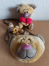 Pimboli Bär 3er Set Diddl Stofftier Tasche Plüsch Kuscheltier Teddybär Depesche