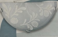 Wandleuchte Honsel Flora Chrom E27 Ausl.9cm,Breite 30 cm