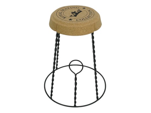 Hocker corkano kork metall - hocker,