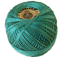 1 Knäuel Manuela  Häkelgarn  50g, Farbe 20  Dunkelgrün Stärke 20￼