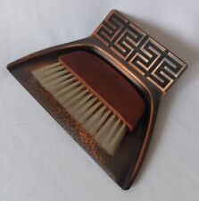 Tischkehrset Tischbesen Vintage 2 teilig Feger & Schaufel, kupferfarben