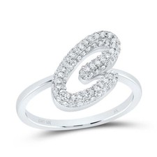 10k Weißgold Original Diamant
