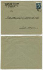 114922 - Beleg Wester & Wiehler, Maschinenpapiere - Gotha 24.11.1924 nach Selb