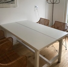 IKEA Esstisch, weiß ausziehbar Länge: 152(232) Breite: 95 Höhe: 75 