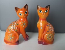 Katzen Figuren Deko 17 cm