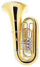 Klarlackierte 5/4 Bb-Tuba aus