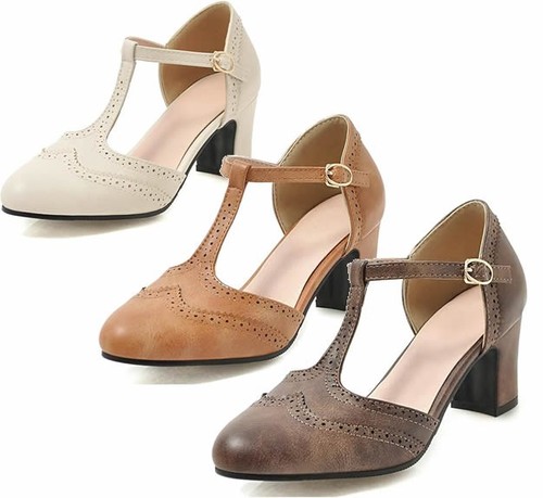 Brogue pumps blockabsatz - brogue, t