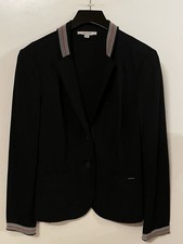 NEU Comma Hochwertiger Blazer Gr. 40 Damenmode Blazer Jacke Schwarz NP89,99