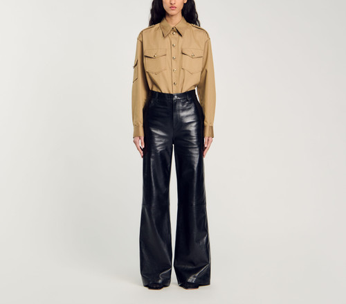 Sandro lederhose schwarz - sandro,