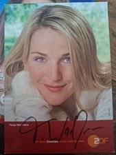 Tanja Wedhorn ZDF Autogrammkarte original signiert