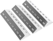 GFTIME Brennerabdeckung Edelstahl 37cm Universal für Gasgrill 3 Stück