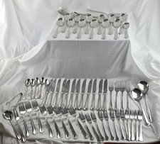 65tlg. Edelstahl 18/10 Menübesteck Chippendale Fürst Fürosil Solingen 65 Teile