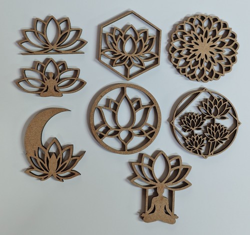 Lasergeschnittenes lotus - lasergeschnittenes,