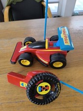 Fisher Price rotes Rennauto