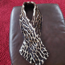 Ozelot Schal Echtfell Pelz