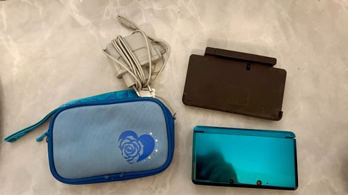 Nintendo 3ds aqua - blue, samt
