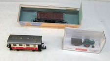 Set Spur N Güterwagen ,Personenwagen Traktor