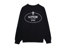 Supreme Crest Crewneck Black