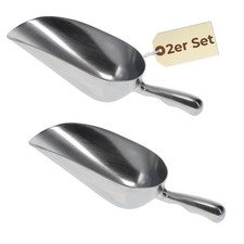 2x Futterschaufel Aluminium