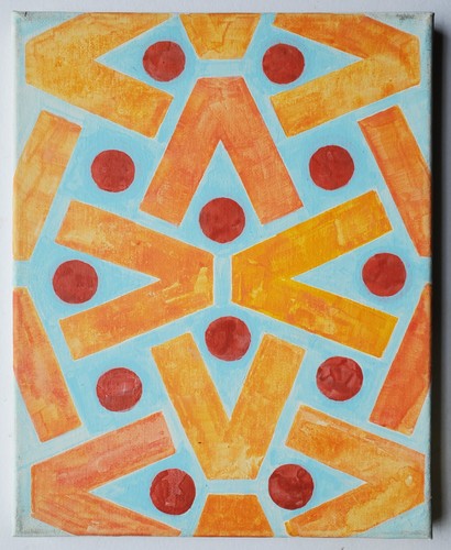 Gemälde acryl konstruktiv - acryl,