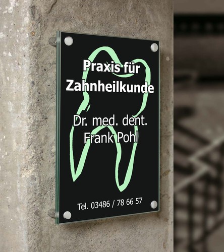 Haustürschild acrylschild - haustürschild,