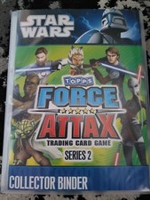 STAR WARS - Topps Force Attax - Serie 2 - unvollständige Mappe + LE1 + LE4