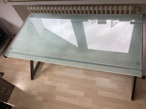 Schreibtisch stahlgestell mit - schreibtisch,,