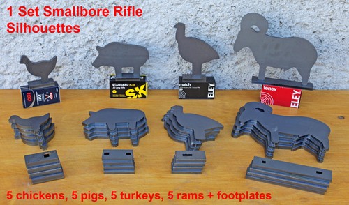 Silhouettefiguren kleinkaliber - silhouettefiguren,