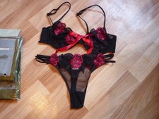 BH-Set "Raffaela" schwarz mit