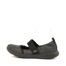 Skechers Damen Mary Jane 23575 Ballerinas Schwarz Textil Relaxed Fit EU 38.5