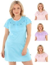 Nachthemd Damen kurzer Arm mit