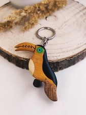 Tukan Holzanhänger | Vogelliebhaber | Exotischer Anhänger