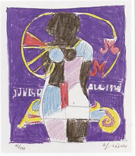 Richard Lindner, Farblithografie, 1970, nummeriert und handsigniert