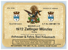 Vintage Anheuser Zeltinger