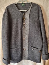 Trachtenjacke St.Peter Tracht Jacke 100% Schurwolle grau Gr. 50 Janker Top