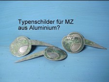 Typenschild für MZ  Tankemblem