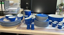 Dibbern Solid Color blau Service Geschirr Set