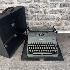 Rheinmetall Kleinschreibmaschine – grau – Borsig AG Sömmerda – ungetestet