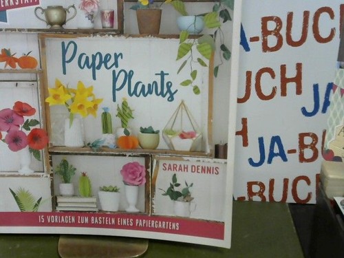 Papierschnitt paper plants - plants,