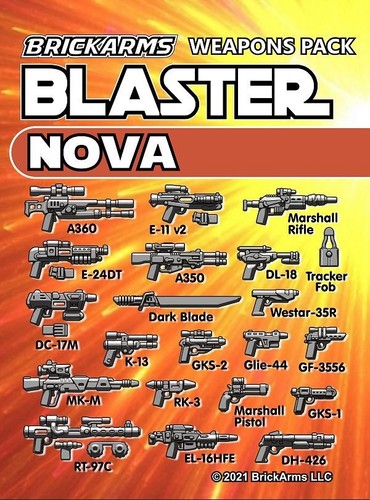 Brickarms blaster pack - blaster,