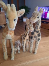 Steiff Sammlung 4 alte Giraffen