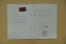 Zeugnis,  Kammer der Technik - DDR - 1975, WAO  (UR-A5-03)