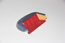 Rücksitz (rot) aus Blech für