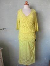 Marc Cain Kleid Spitze gelb