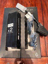 Original 2 Stk. Samsung 3D Brille SSG-5100GB + Adapter-Stecker + Wandaufhängung