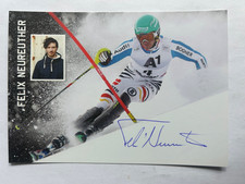 original signierte Autogrammkarte Olympia Ski Alpin Felix Neureuther