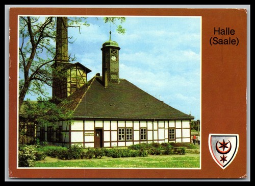 Ansichtskarte halle der - ansichtskarte, an