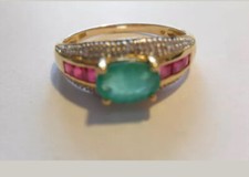 Smaragd/Rubin/Diamanteing,Gr.49,TOP!