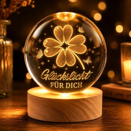 Led glaskugel deko lampe - glaskugel, 70mm